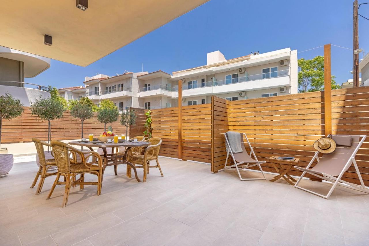 Elia & Anthos Deluxe Suites Иксиа Экстерьер фото