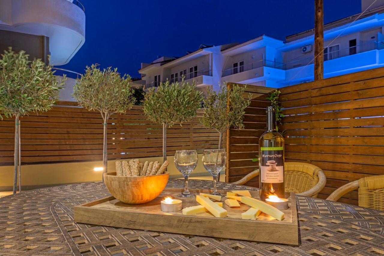 Elia & Anthos Deluxe Suites Иксиа Экстерьер фото