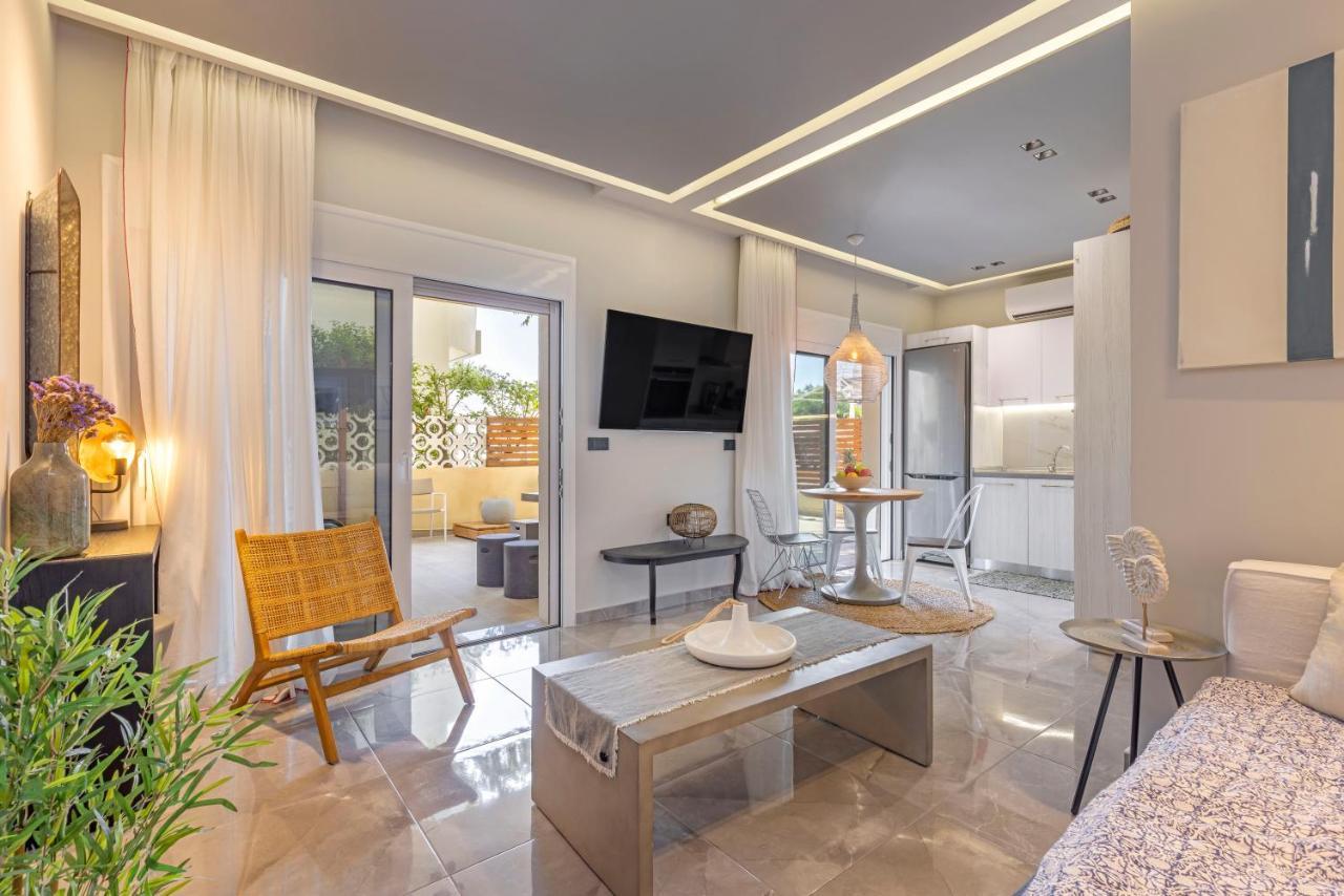 Elia & Anthos Deluxe Suites Иксиа Экстерьер фото