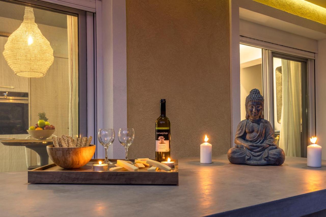Elia & Anthos Deluxe Suites Иксиа Экстерьер фото