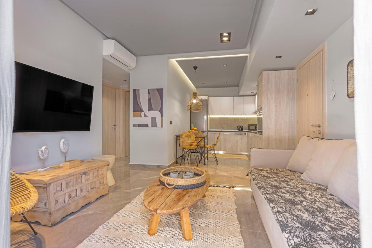 Elia & Anthos Deluxe Suites Иксиа Экстерьер фото